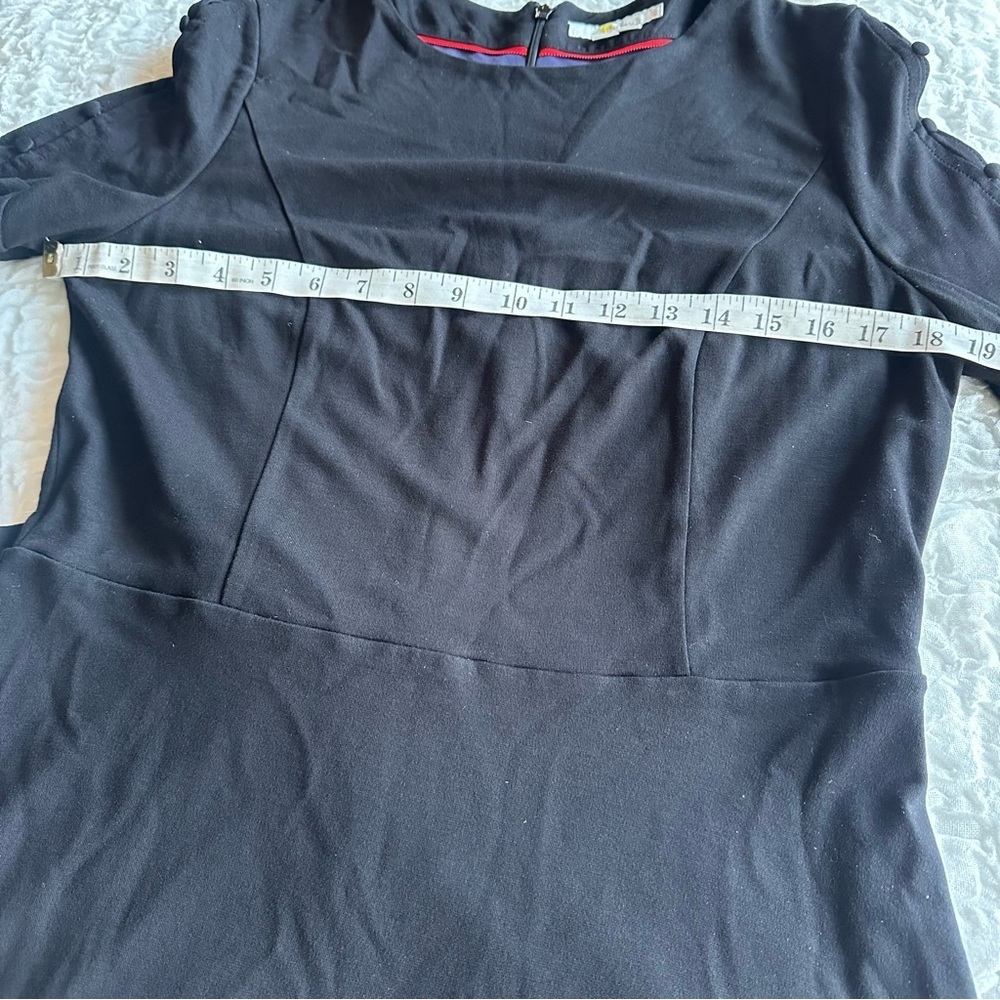 Boden Alexis Jersey Flutter Sleeve Dress 12L - Picture 5 of 14